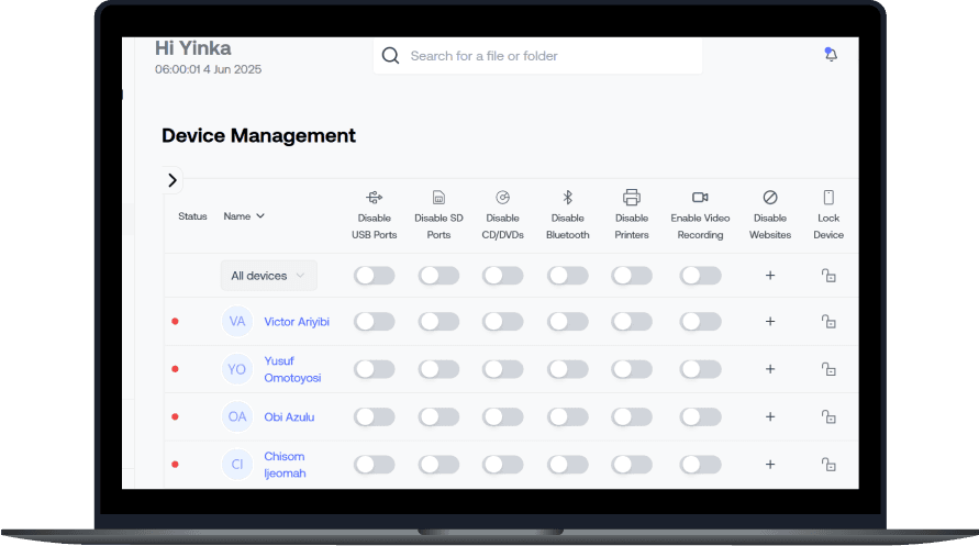 Bhrave interface