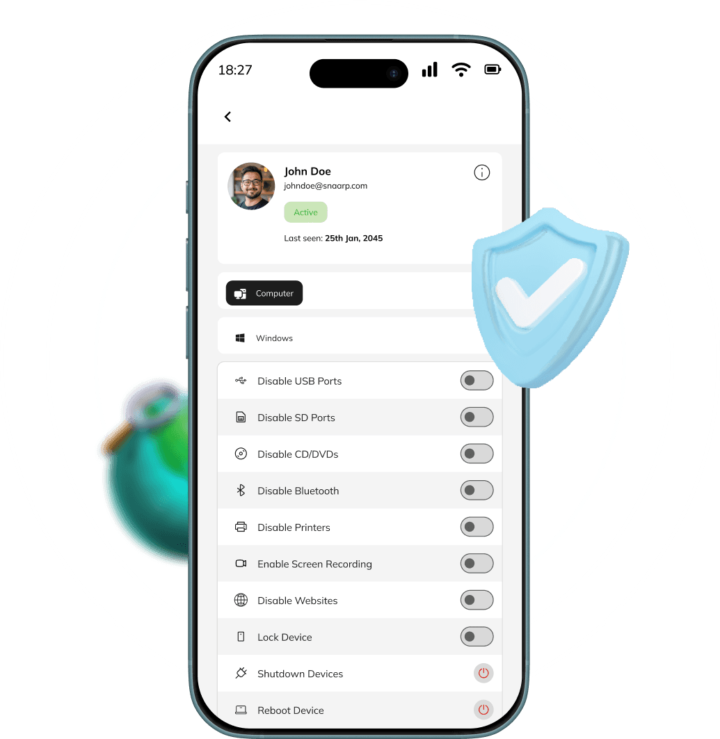 BHrave Mobile Interface